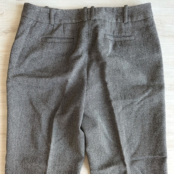 Ann Taylor Herringbone Wool Dress Pants - Picture 4 of 6